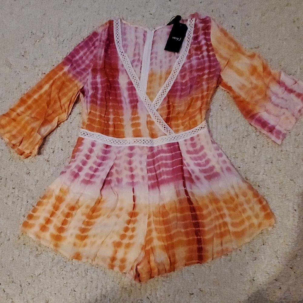 Tie dye romper